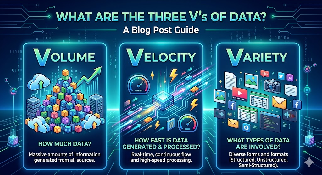 Three V’s of Big Data- Data Properties